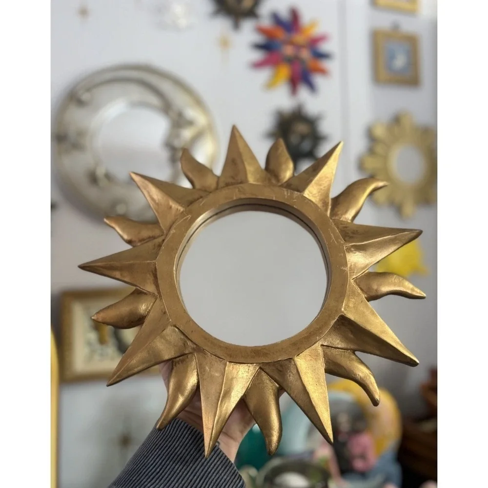Vintage Celestial Sun Moon Whimsigoth 11